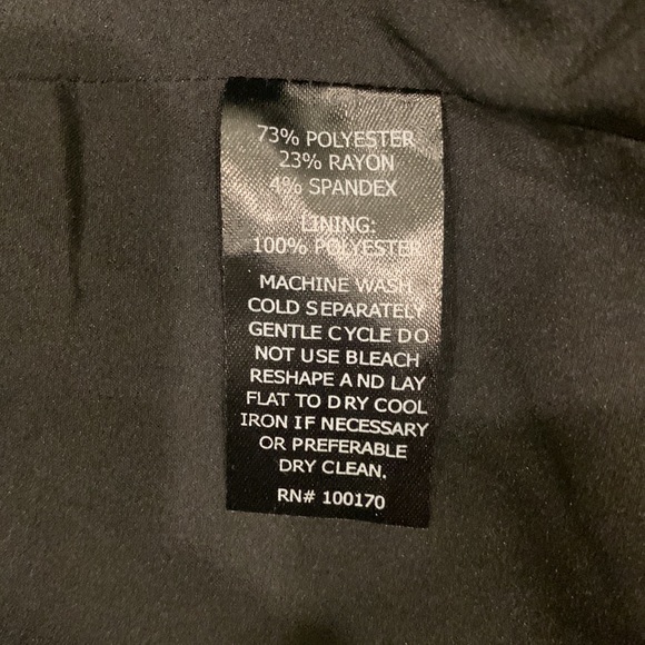 Adrienne Vittadini Women's Grey Plaid, Single- Button Blazer w/ Pockets, Size S - Picture 6 of 6